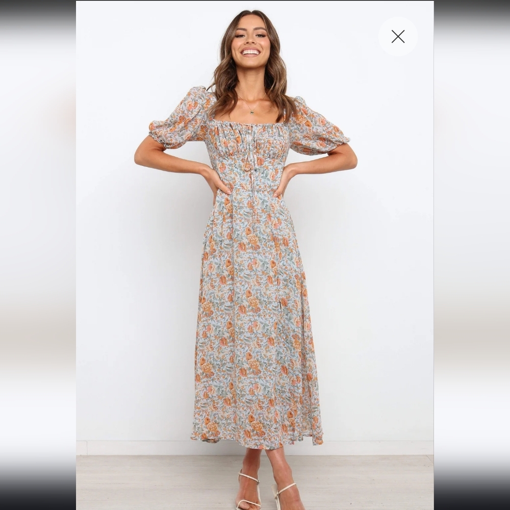 Petal & Pup Floral Puff Sleeve Dress